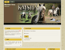 Tablet Screenshot of my.kmsha.com